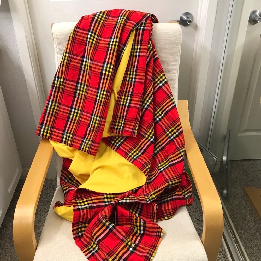 Maasai Shuka Blanket. Throw/Wrap or Home decorative accent throw.